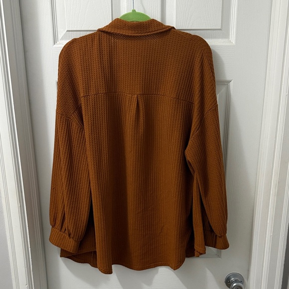 SHEIN Rust Utility Jacket - Picture 3 of 3